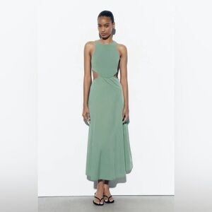 Zara Green Maxi Dress